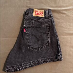 Levi's Charcoal Denim Shorts